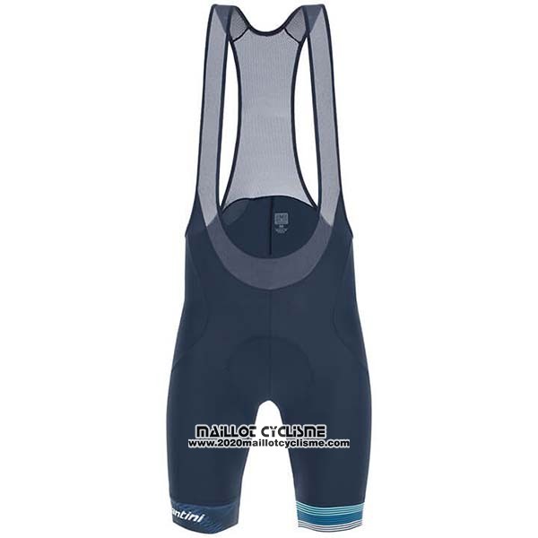2020 Maillot Ciclismo Subaru Lider Blanc Bleu Manches Courtes et Cuissard
